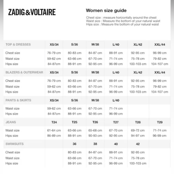 Zadig & Voltaire - Skinny L Amour C Est Ca - xs - Picture 5 of 5